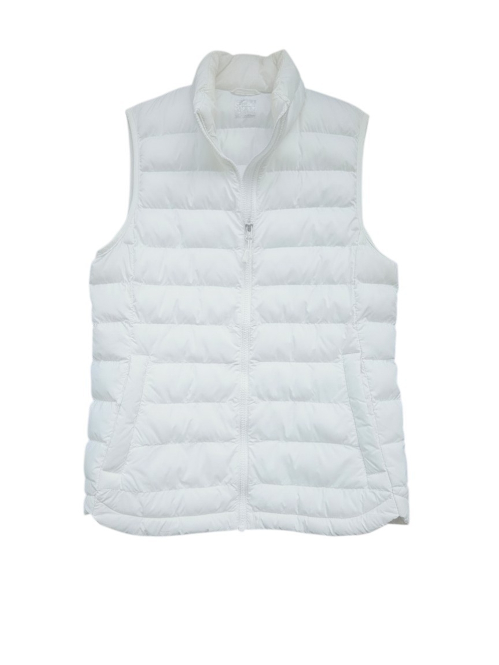 32 Degrees Heat Women’s White Lightweight Puffer Vest Packable Quilted Layer